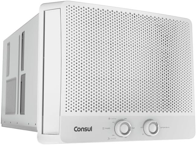 Ar condicionado janela 7500 BTUs Consul frio com design moderno - CCB07FB