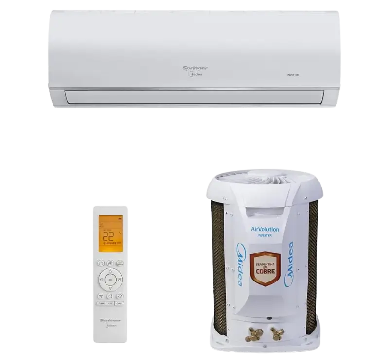 Ar Condicionado Split Hi Wall Inverter Springer Midea Airvolution Connect 9.000 Btus Frio 220v R-32 